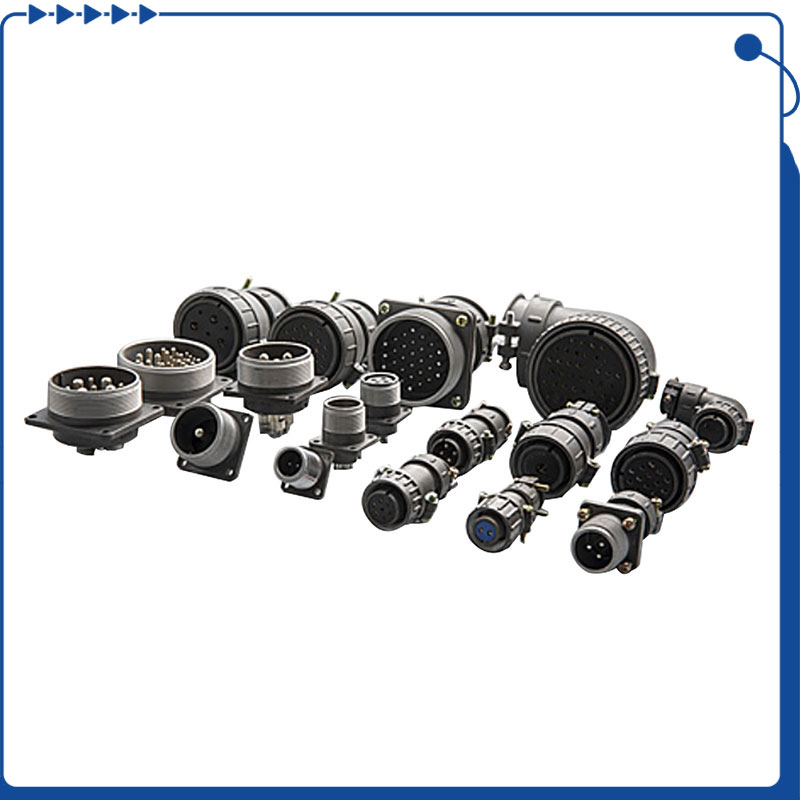 Металлический круглый военный стандартный разъем